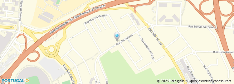 Mapa de Academia do Estudante Benfica