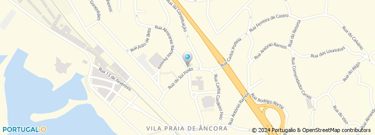 Mapa de Academia Musica Fernandes Fão