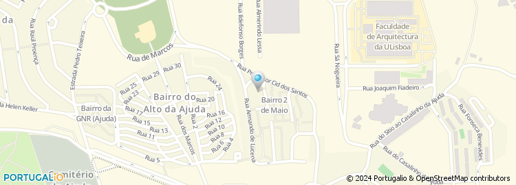 Mapa de Acordarte - Academia de Música de Lisboa