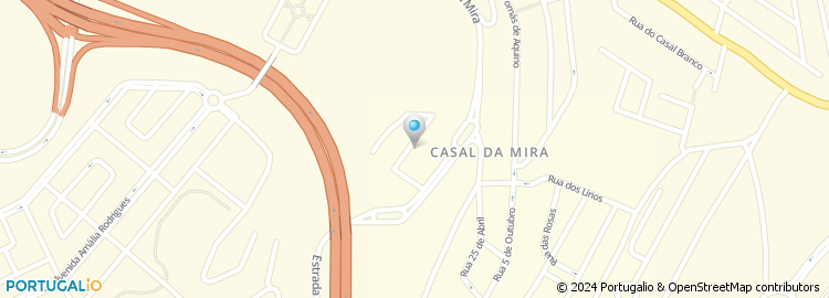 Mapa de Adriano Dias & Almeida - Transportes Lda