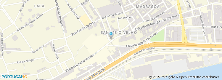 Mapa de Adro de Santos - Antiguidades e Velharias, Lda