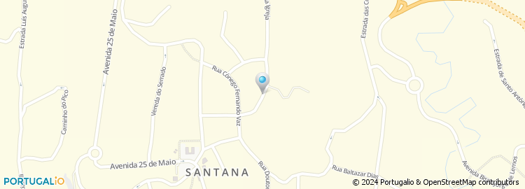 Mapa de Agência de Viagens Santana