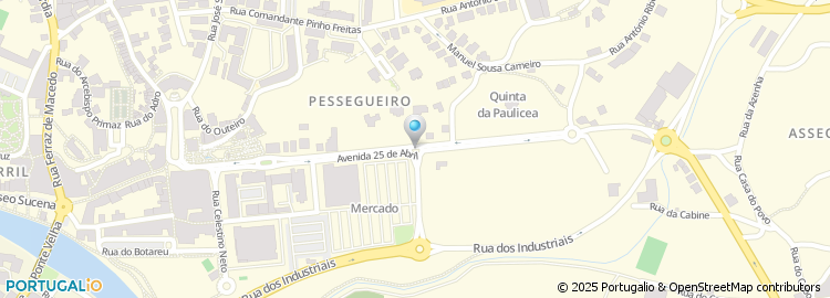 Mapa de Avenida 25 de Abril