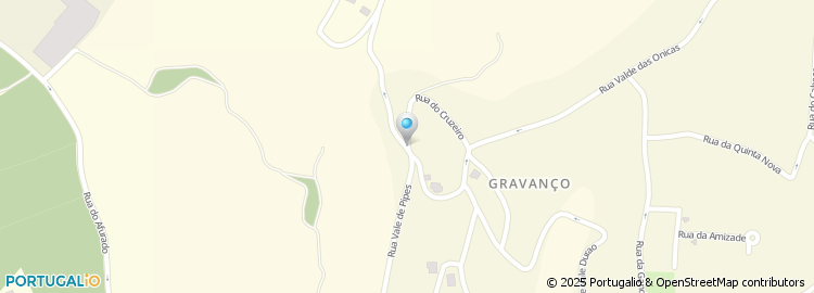 Mapa de Gravanço