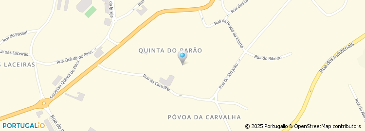 Mapa de Largo do Carvalhal