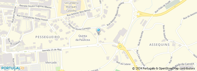 Mapa de Rua António Brinco da Costa