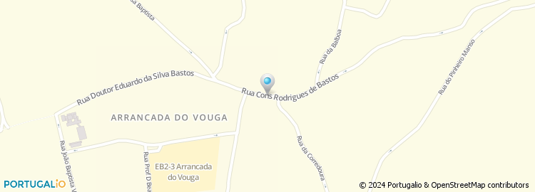 Mapa de Rua Conselheiro Rodrigues Bastos