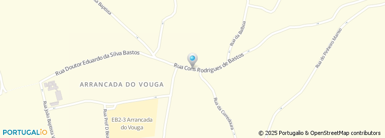 Mapa de Rua Conselheiro Rodrigues Bastos