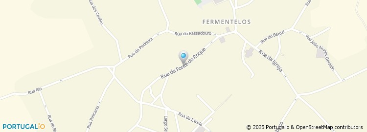 Mapa de Rua da Fonte Roque