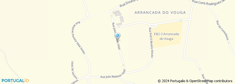 Mapa de Rua João Baptista Vidal