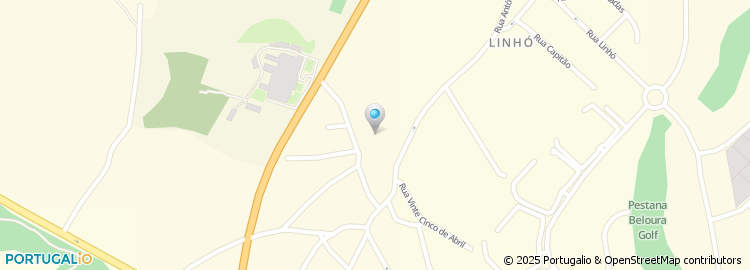 Mapa de Airstar European Network - Sucursal Em Portugal
