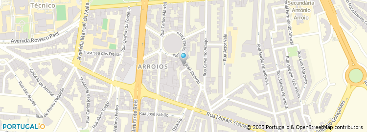 Mapa de Alameda das Flores, Unipessoal Lda