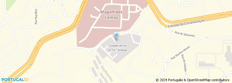 Mapa de Alameda - Serv. de Hotelaria, Lda