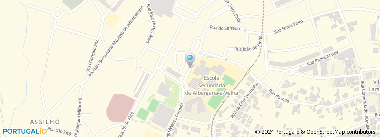 Mapa de Rua Américo Martins Pereira