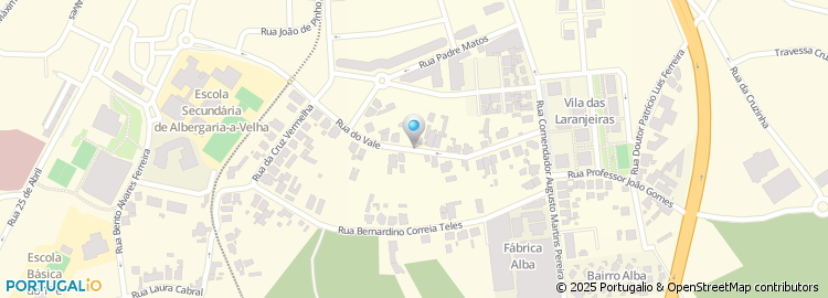 Mapa de Rua do Vale
