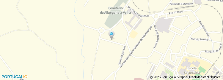 Mapa de Rua Eugénio Ribeiro