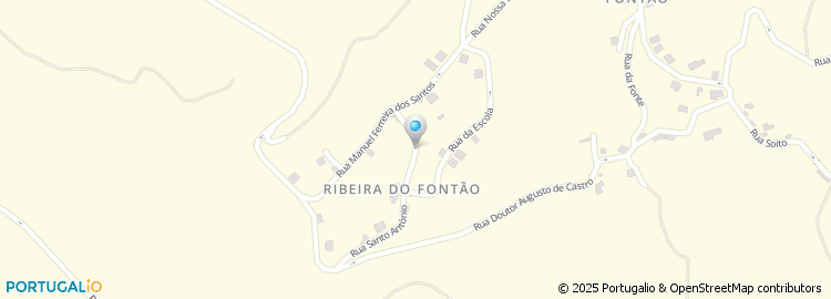 Mapa de Rua Santo António