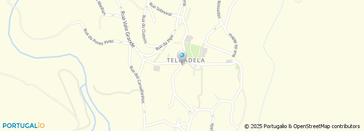 Mapa de Telhadela