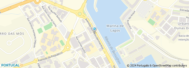 Mapa de Albergaria Marina Rio
