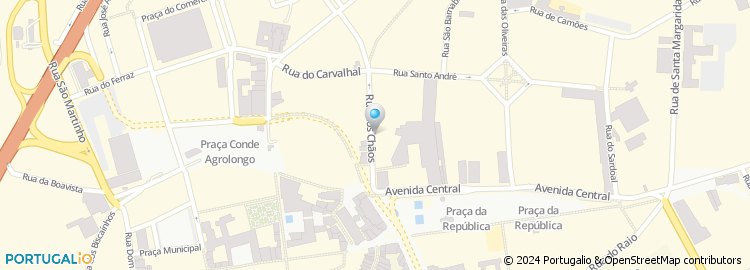 Mapa de Alberto Ferreira Braga