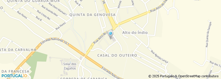 Mapa de Alberto Figueiredo Pinturas e Restauros de Construção Civil, Lda