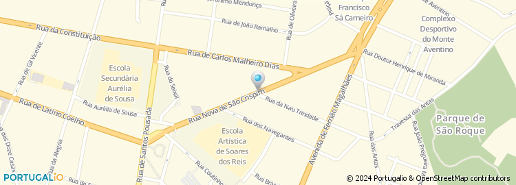 Mapa de Alberto Teixeira & Alcino, Lda