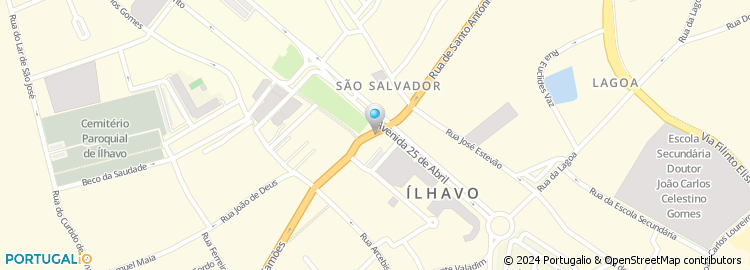Mapa de Albino Alves da Silveira & Filho, Lda
