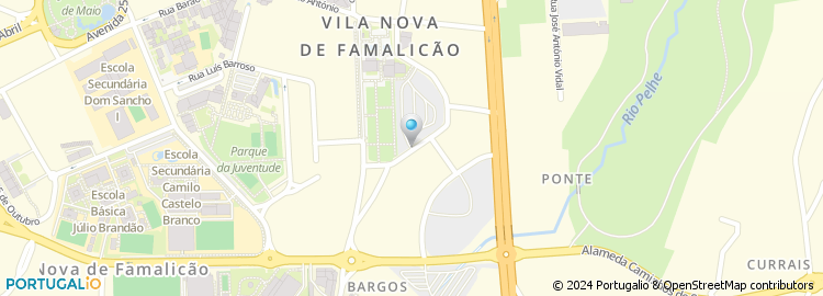 Mapa de Albino Dias Gonçalves