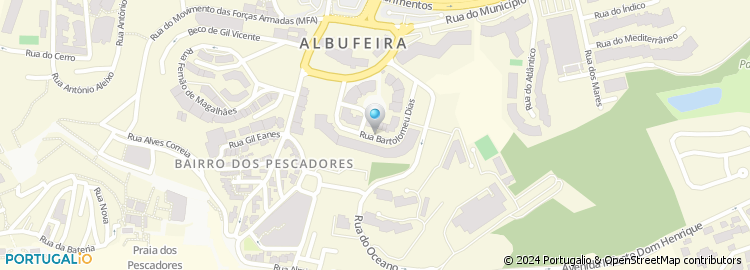 Mapa de Albucoop - Coop. Radio Taxis de Albufeira, C.R.L
