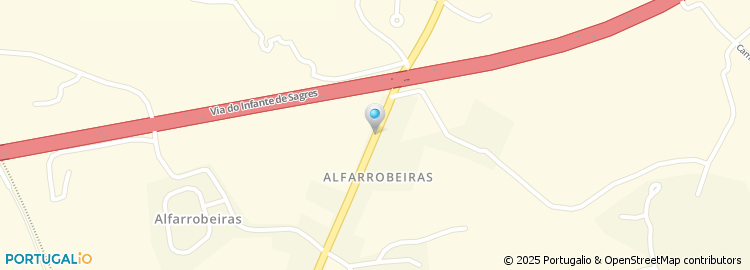 Mapa de Caminho das Alfarrobeiras