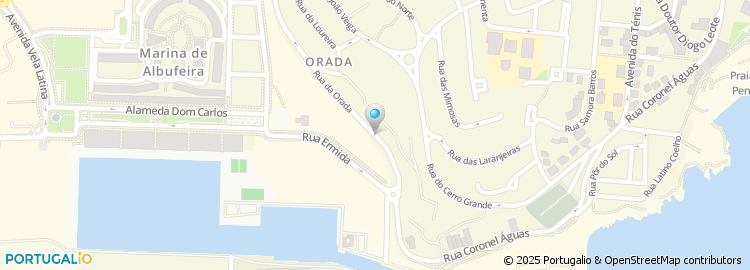Mapa de Rua da Orada
