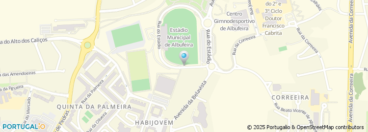 Mapa de Rua do Estádio