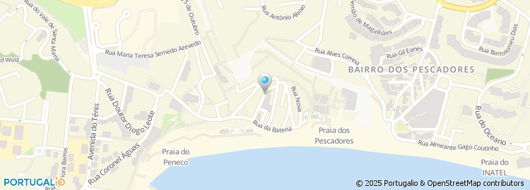 Mapa de Rua Henrique Calado