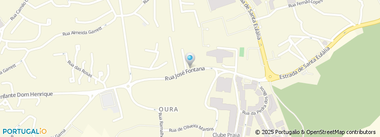 Mapa de Rua José Fontana