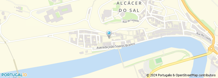 Mapa de Azinhaga Senhora D Aires