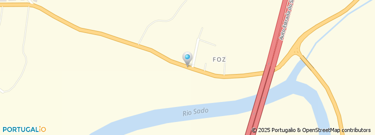 Mapa de Escadinhas da Foz