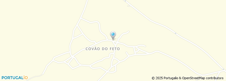 Mapa de Covão do Feto