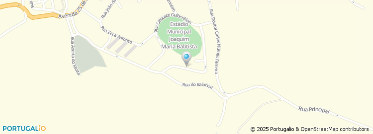 Mapa de Rua António Augusto Louro