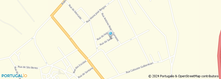 Mapa de Rua da Sana