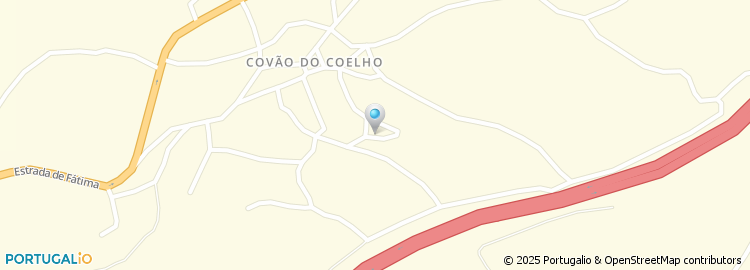 Mapa de Rua Encosta da Lomba