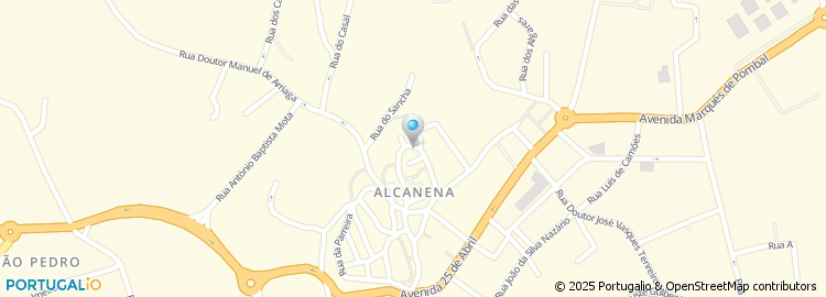 Mapa de Rua Justino Guedes