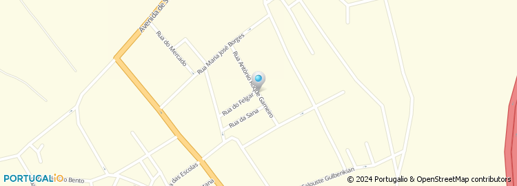 Mapa de Rua Marcos Gameiro Fernandes