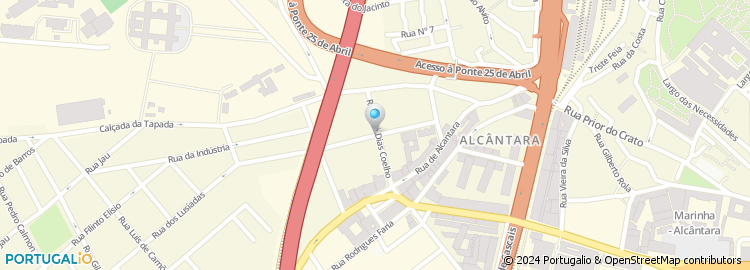 Mapa de Alcantara Cafe, Lda