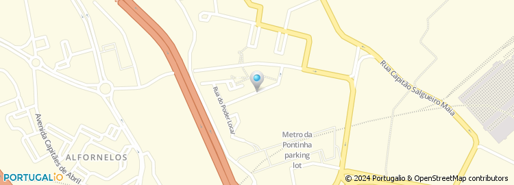 Mapa de Alcinos da Pontinha - Pastelaria, Lda