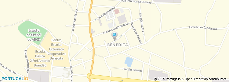 Mapa de Apartado 1, Benedita