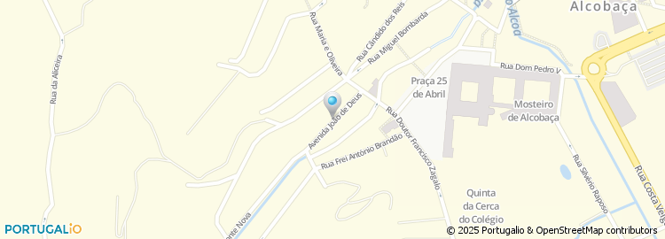 Mapa de Avenida João de Deus