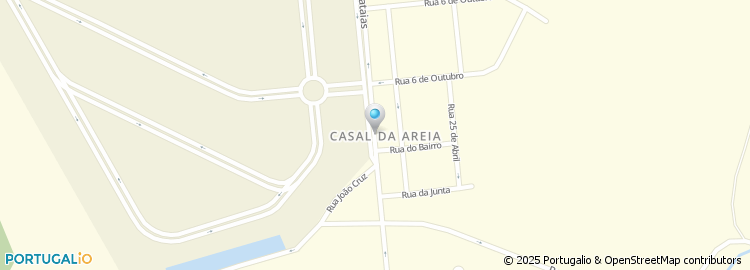 Mapa de Casal da Areia