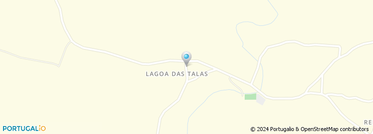 Mapa de Lagoa das Talas