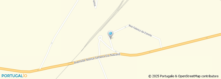 Mapa de Rua Fábrica da Estrela