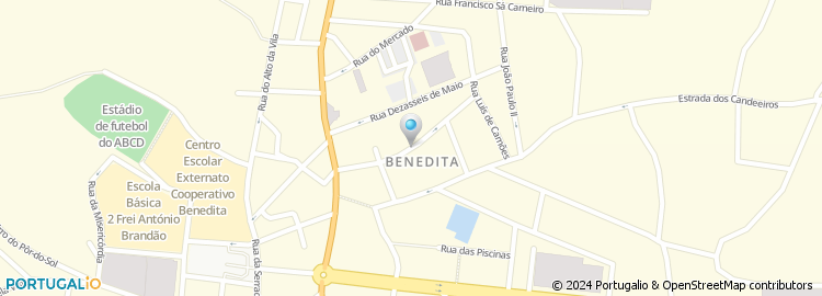Mapa de Rua José Ribeiro Almeida